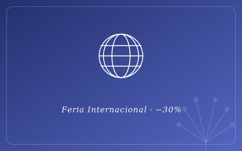 ¡Feria Internacional de empresas simuladas! · 30%