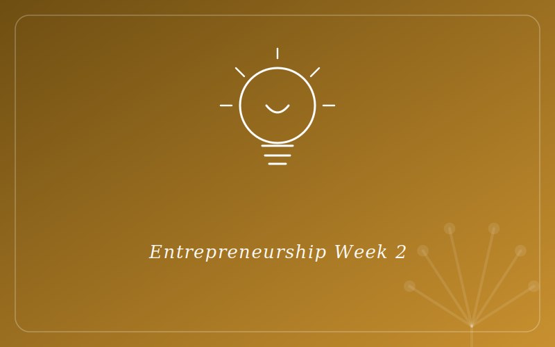 PEN Entrepreneurship Week 2